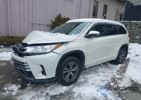 2017 Toyota Highlander Le from USA, damaged, VIN 5TDBZRFH3HS456714